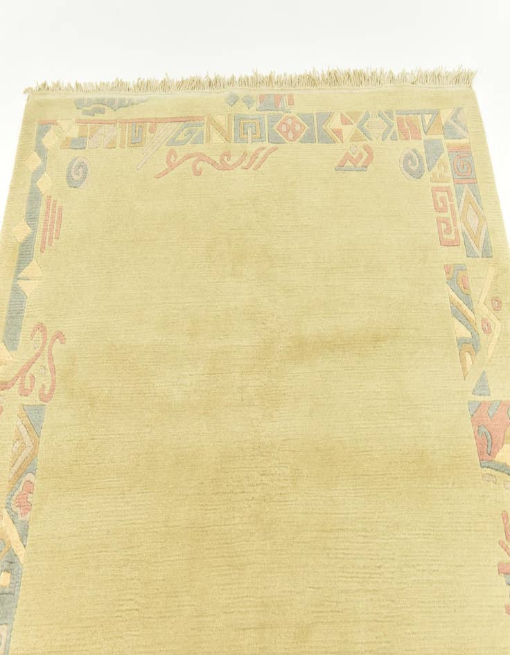 Detail image of  4' 7 x 6' 8  Hand Knotted Nepal Wool Rug