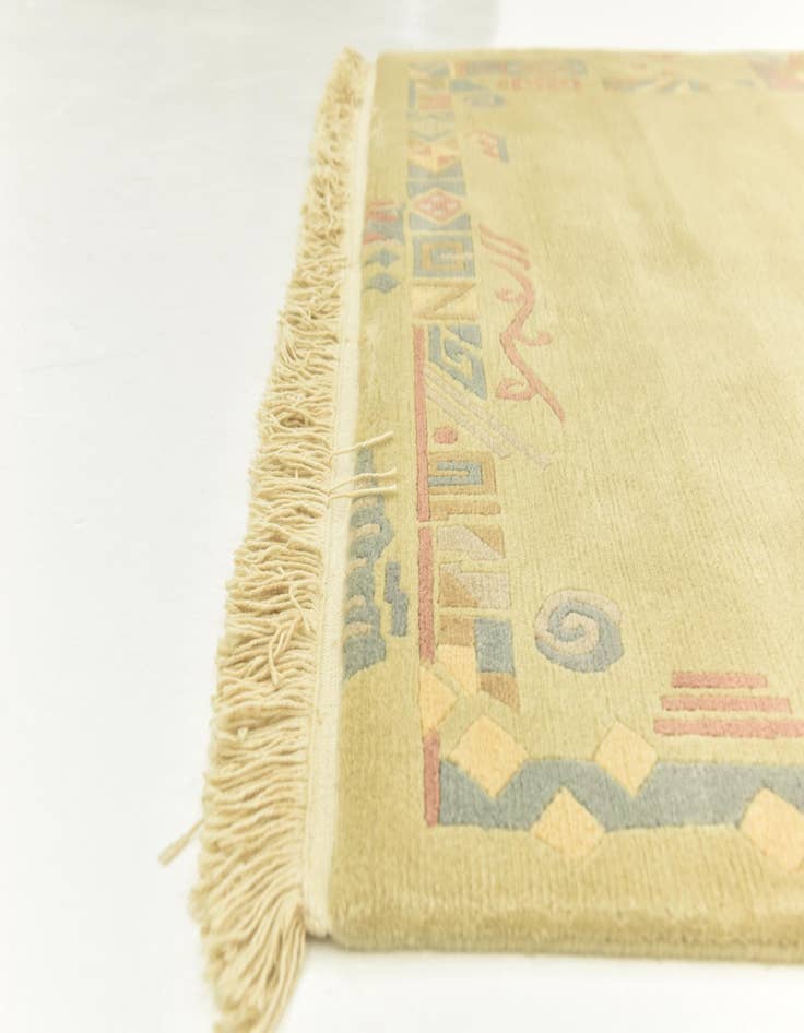 Detail image of  4' 7 x 6' 8  Hand Knotted Nepal Wool Rug