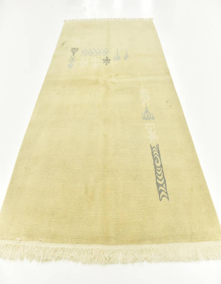 Detail image of  5' 8 x 8'  Hand Knotted Nepal Wool Rug