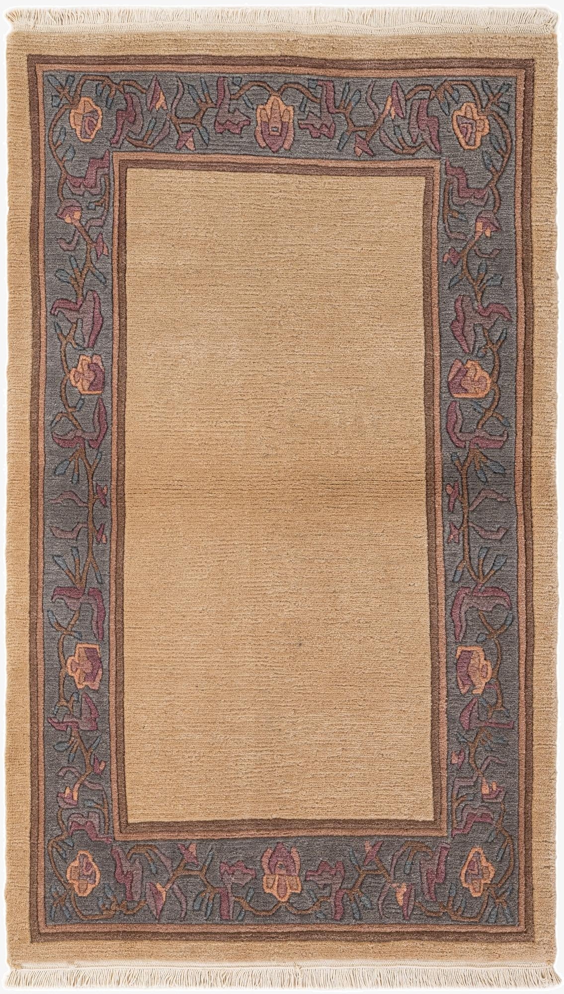  3' 1 x 5' 4  Hand Knotted Nepal Wool Rug