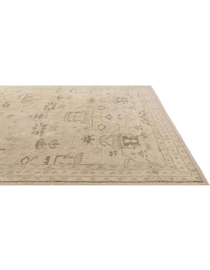 Detail image of  9' 2 x 12' 7  Hand Knotted Oushak Wool Rug