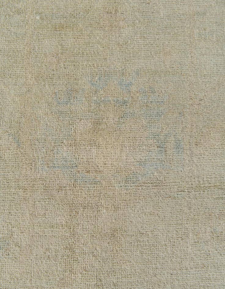 Detail image of 8' 11 x 13' 2 Hand Knotted Oushak Wool Rug