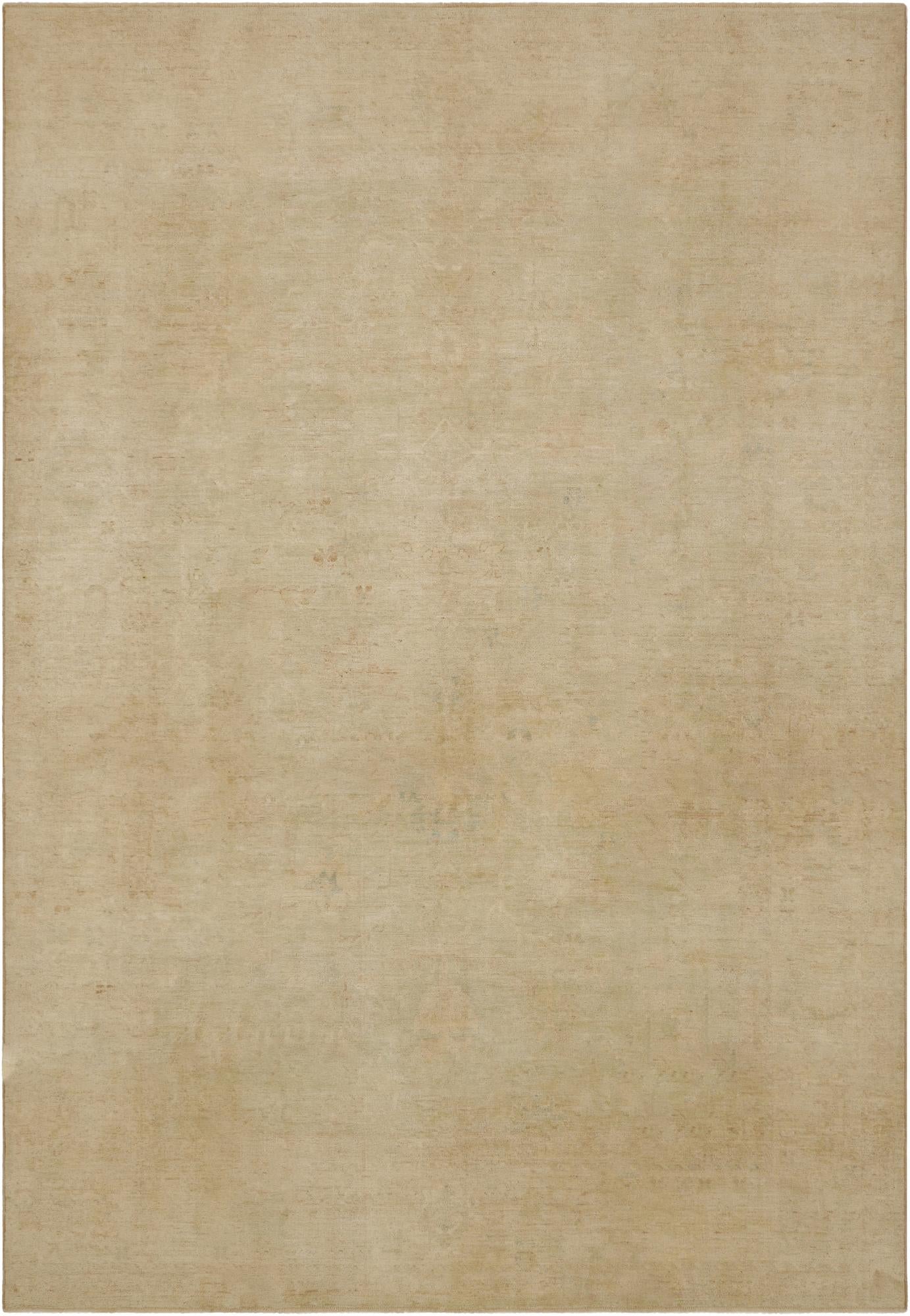 8' 11 x 13' 2 Hand Knotted Oushak Wool Rug