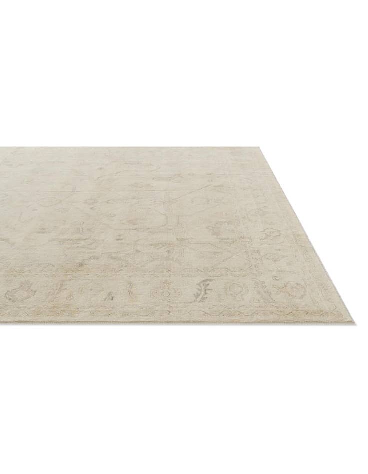 Detail image of 9' 2 x 11' 11 Hand Knotted Oushak Wool Rug