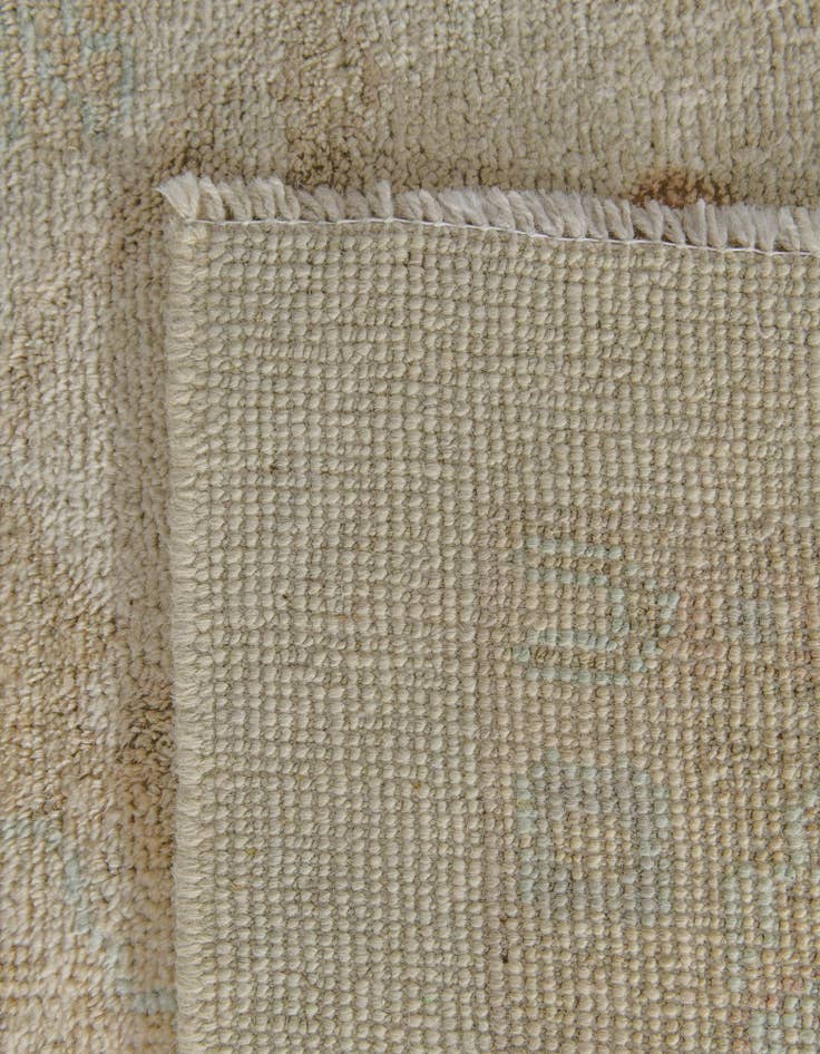 Detail image of 9' 2 x 11' 9 Hand Knotted Oushak Wool Rug