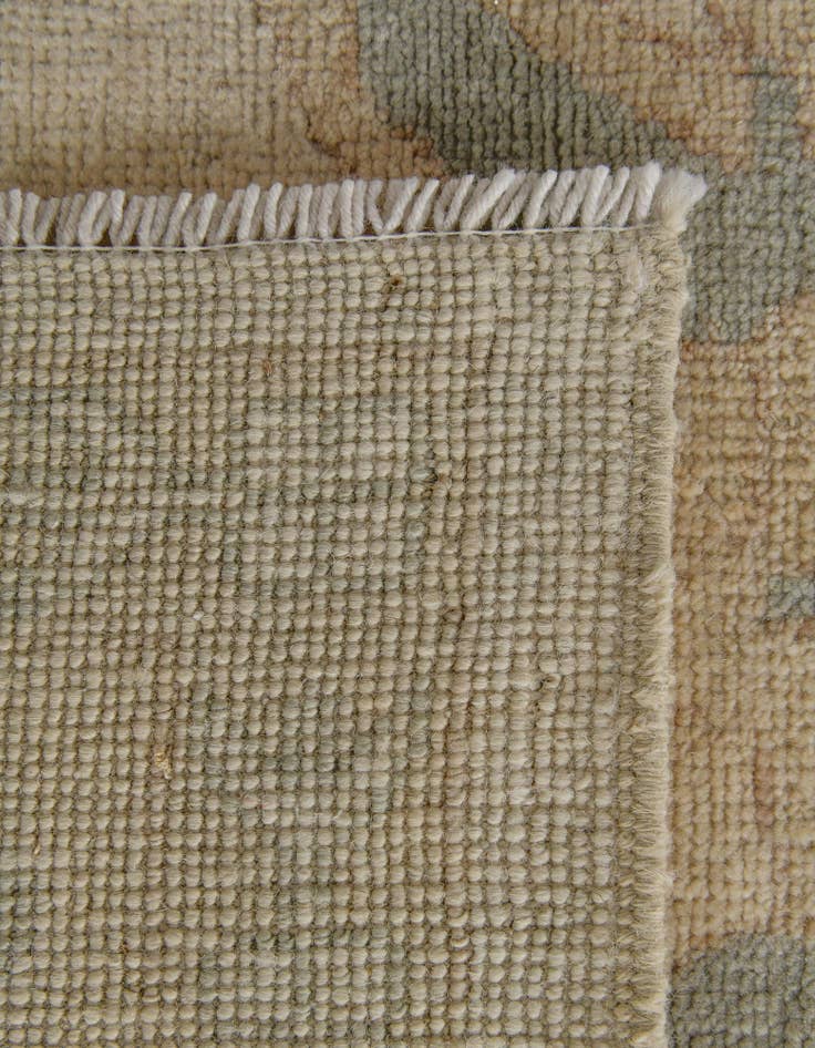 Detail image of 8' 5 x 9' 10 Hand Knotted Oushak Wool Rug