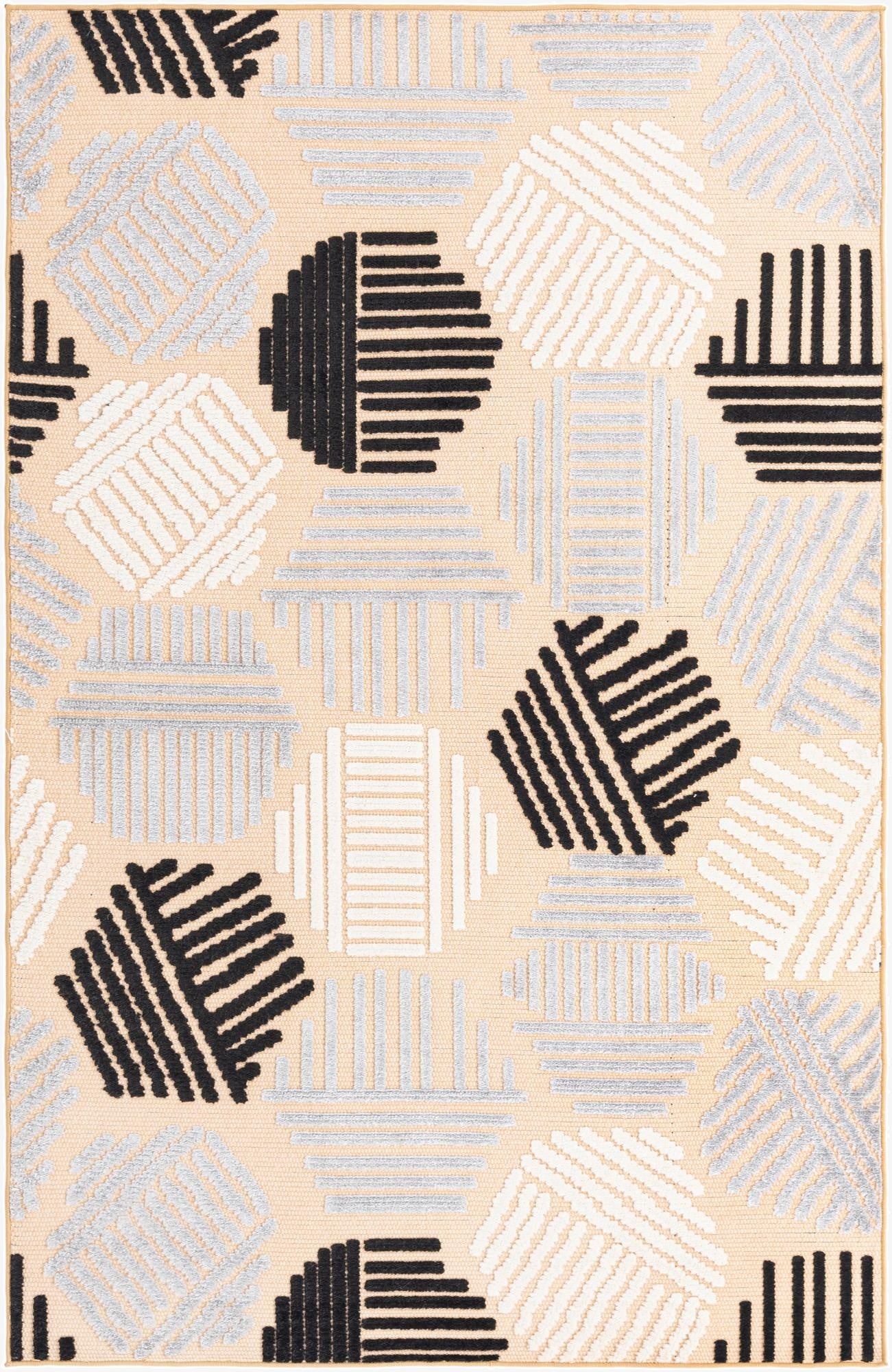  5' 3 x 7' 7  Washable  Indoor / Outdoor Rug