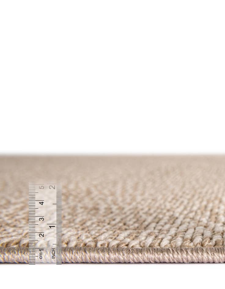 Detail image of  4' x 6'  Washable Solid Indoor / Outdoor Rug