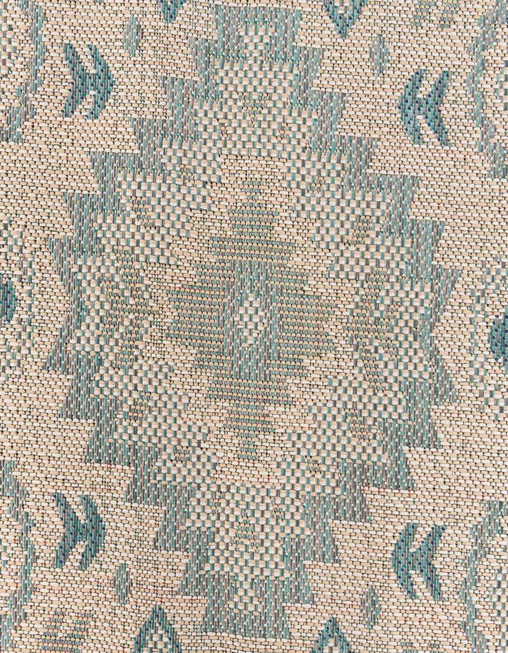 Detail image of  5' x 7' 3  Washable Traditional Indoor / Outdoor Rug