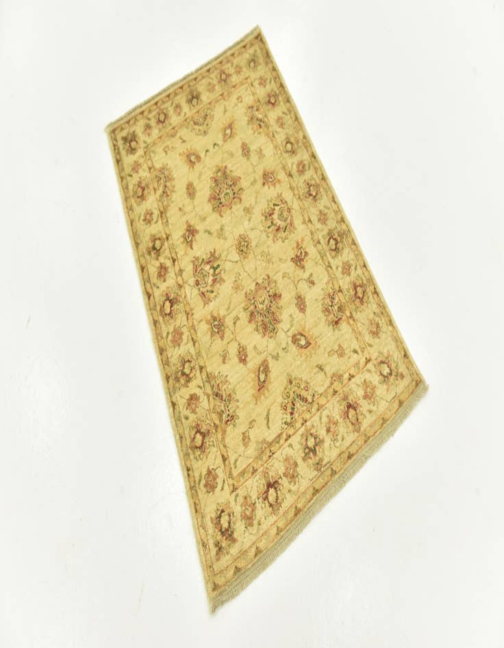 Detail image of  2' 8 x 4'  Hand Knotted Peshawar Ziegler Rug