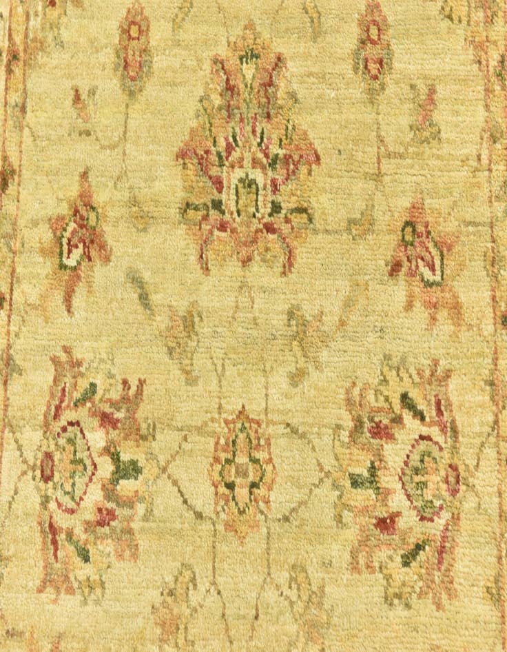 Detail image of  2' 8 x 4'  Hand Knotted Peshawar Ziegler Rug