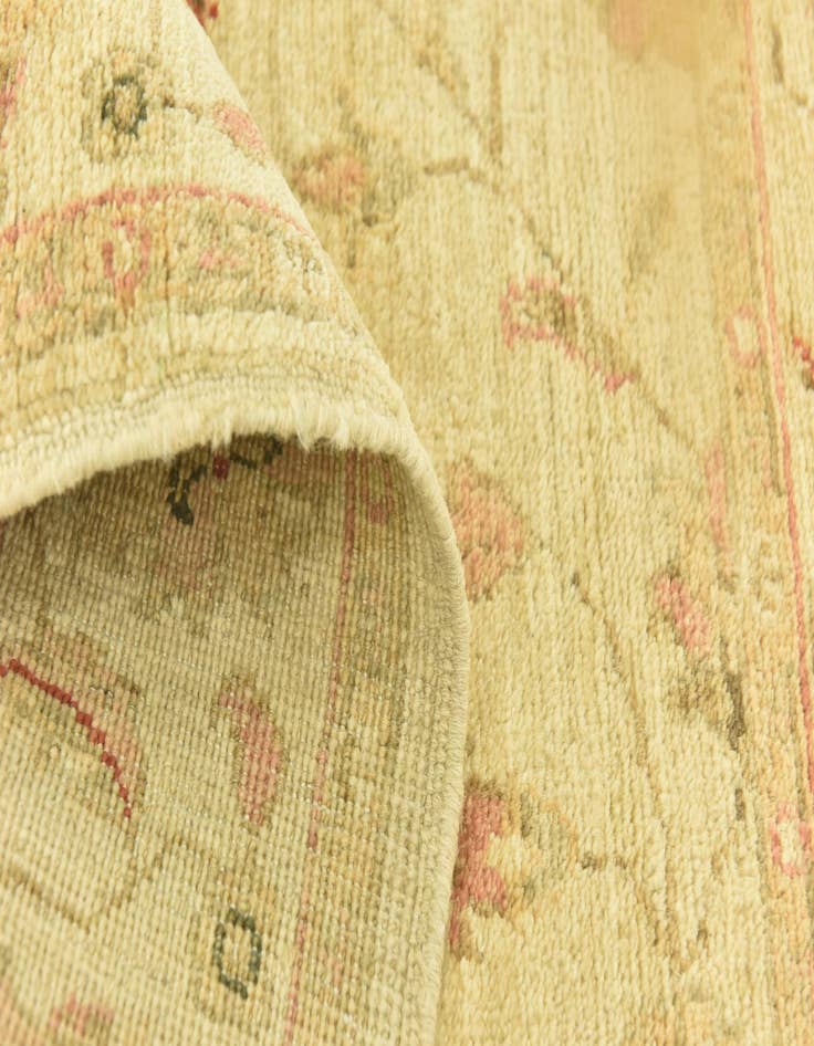 Detail image of  3' 5 x 4' 9  Hand Knotted Peshawar Ziegler Rug