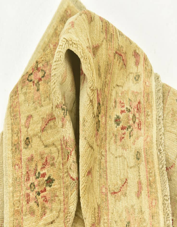 Detail image of  3' 5 x 4' 9  Hand Knotted Peshawar Ziegler Rug