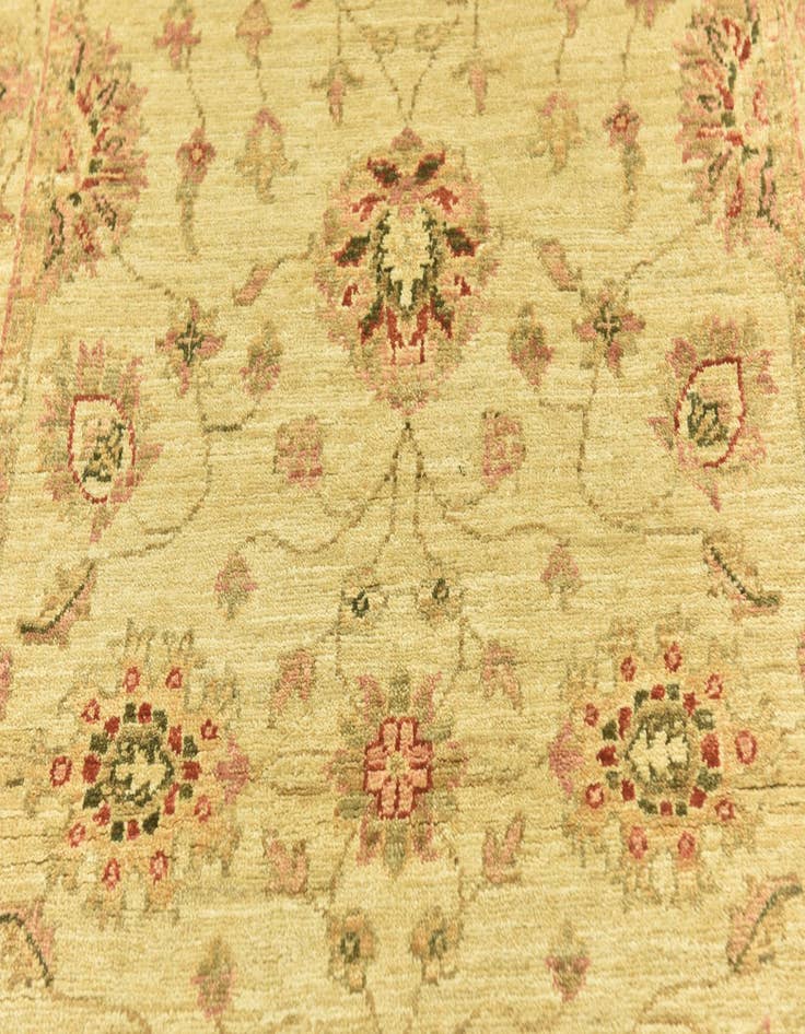 Detail image of  3' 5 x 4' 9  Hand Knotted Peshawar Ziegler Rug