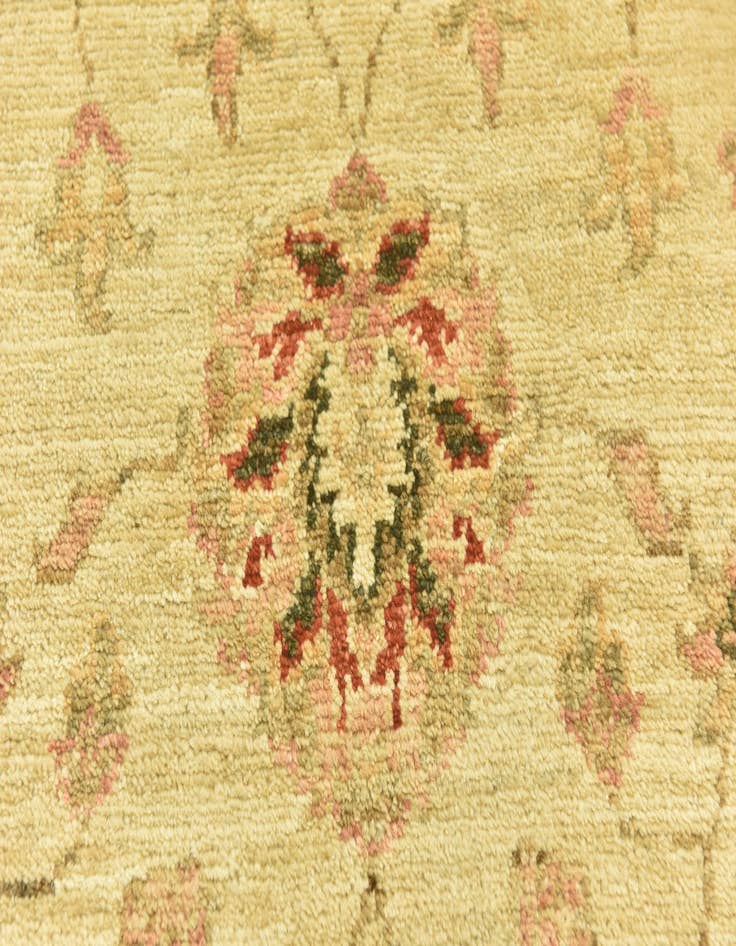 Detail image of  3' 5 x 4' 9  Hand Knotted Peshawar Ziegler Rug