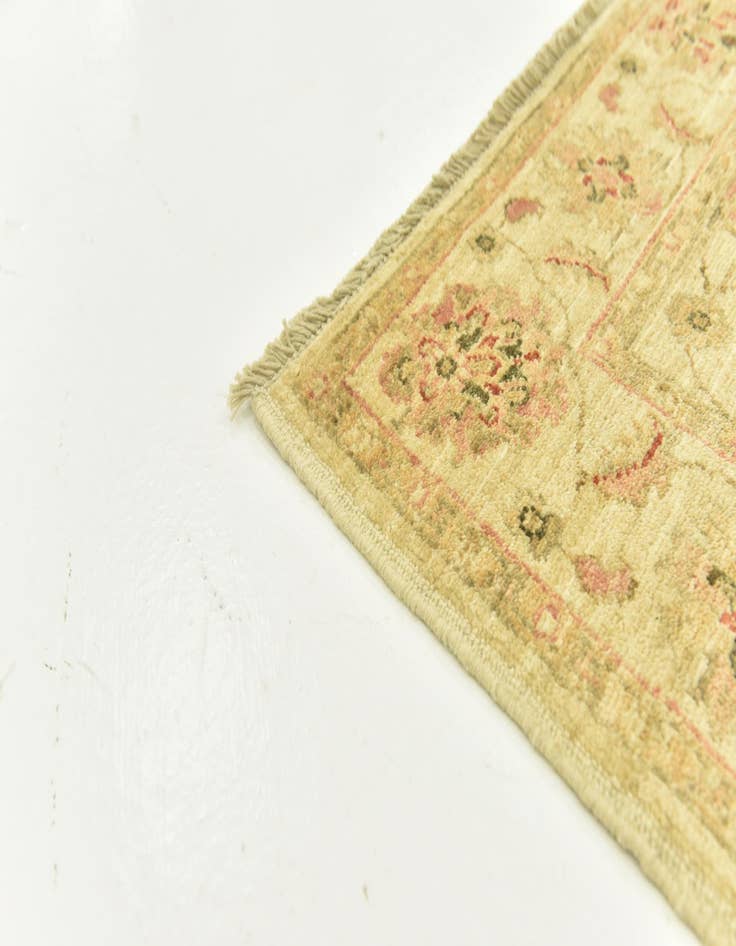 Detail image of  3' 5 x 4' 9  Hand Knotted Peshawar Ziegler Rug