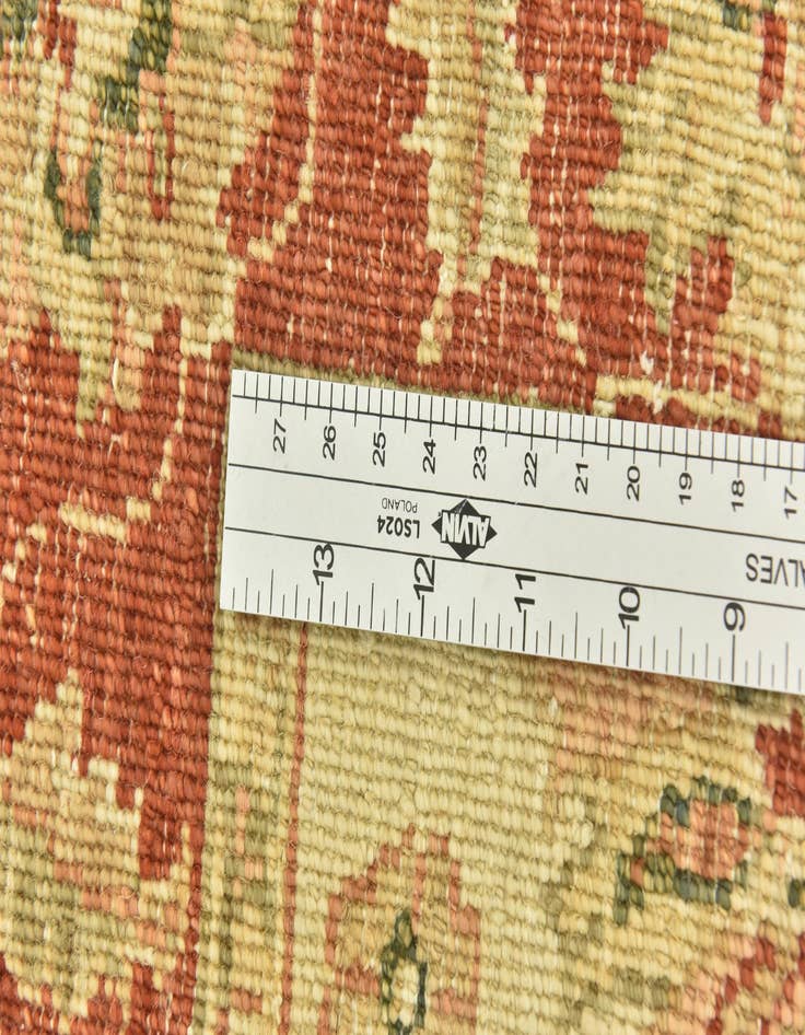 Detail image of  3' 6 x 4' 9  Hand Knotted Peshawar Ziegler Rug