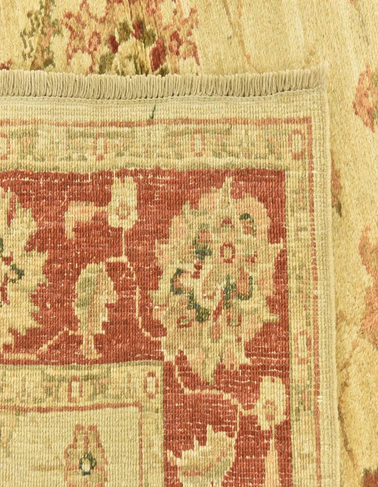 Detail image of  3' 6 x 4' 9  Hand Knotted Peshawar Ziegler Rug