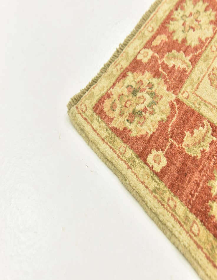 Detail image of  3' 6 x 4' 9  Hand Knotted Peshawar Ziegler Rug