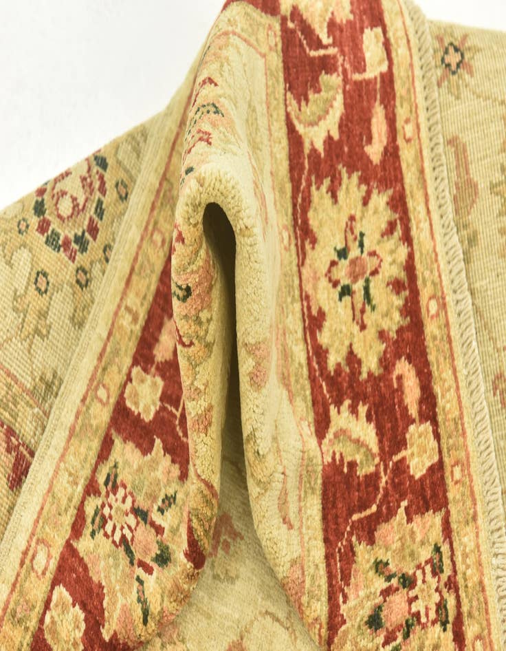 Detail image of  3' 6 x 4' 10  Hand Knotted Peshawar Ziegler Rug