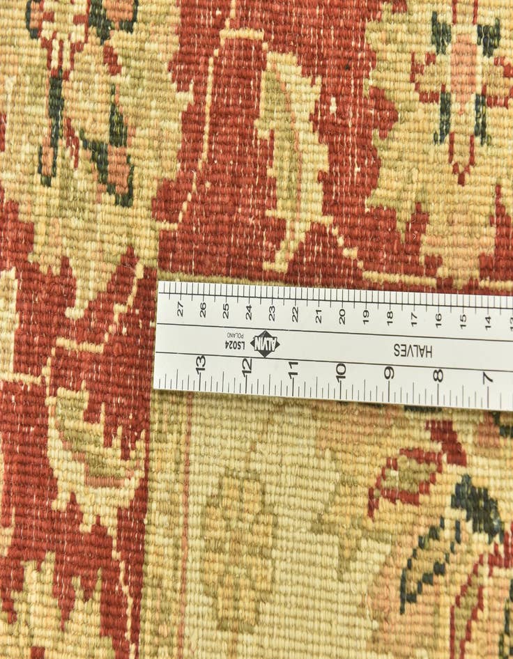 Detail image of  3' 6 x 4' 10  Hand Knotted Peshawar Ziegler Rug