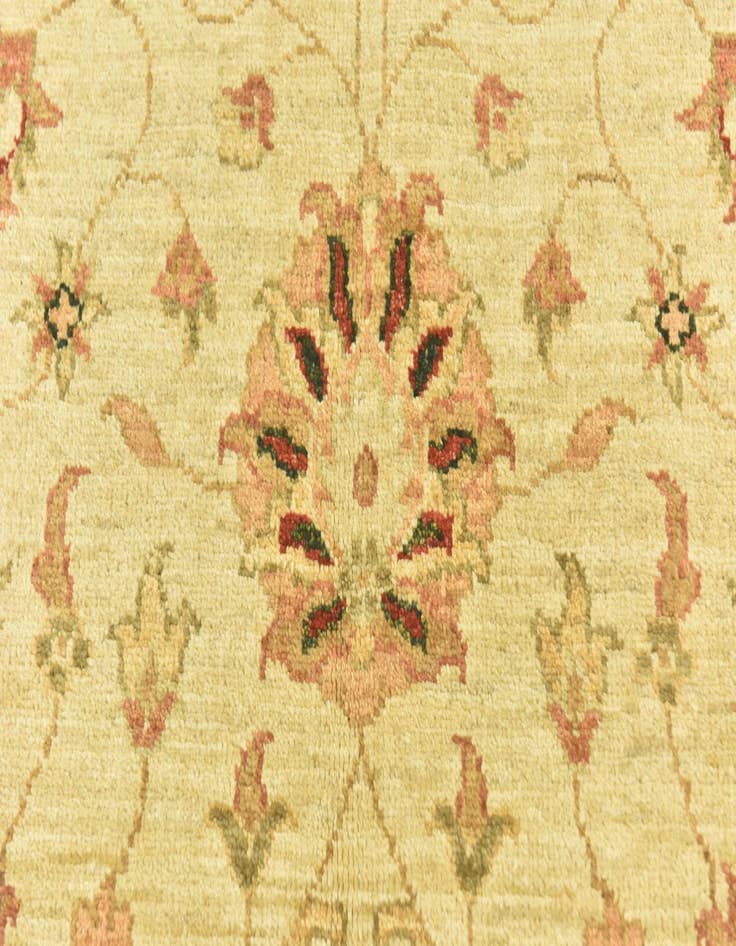Detail image of  3' 6 x 4' 10  Hand Knotted Peshawar Ziegler Rug