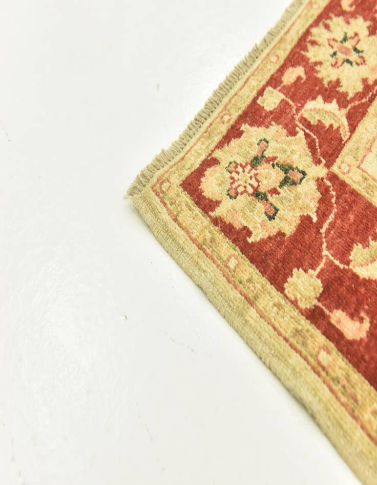 Detail image of  3' 6 x 4' 10  Hand Knotted Peshawar Ziegler Rug