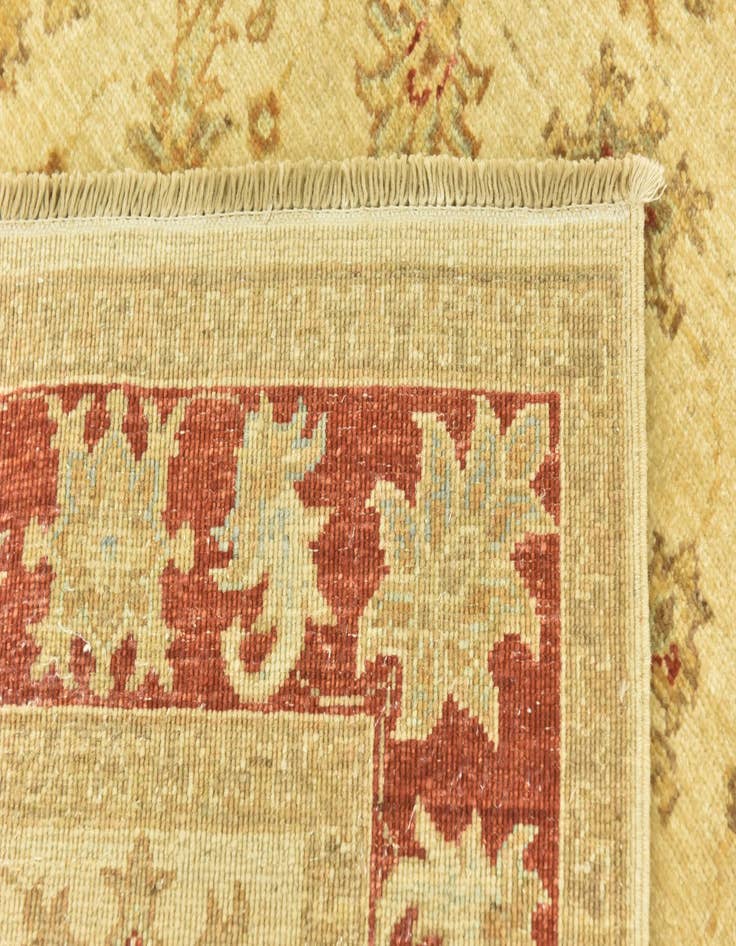 Detail image of  3' 3 x 4' 11  Hand Knotted Peshawar Ziegler Rug