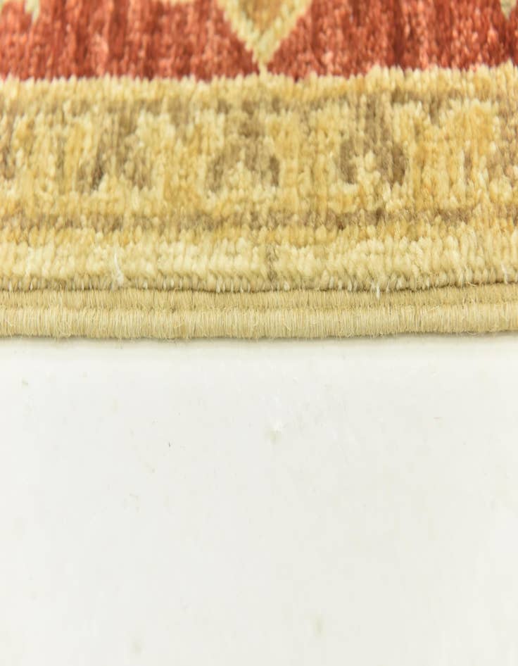 Detail image of  3' 3 x 4' 11  Hand Knotted Peshawar Ziegler Rug