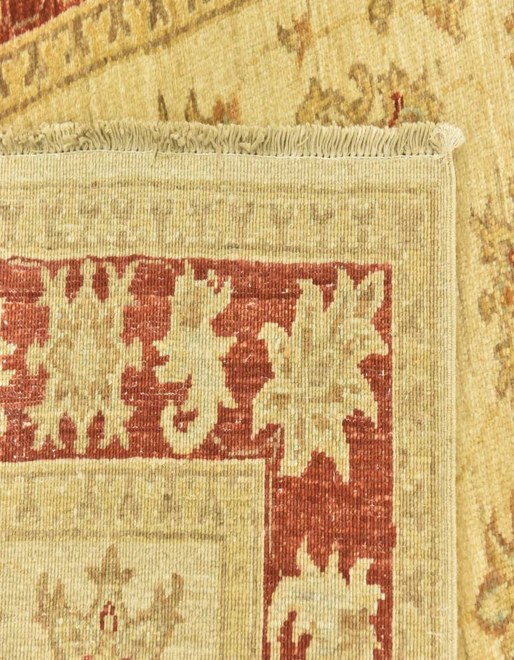 Detail image of  3' 5 x 4' 10  Hand Knotted Peshawar Ziegler Rug