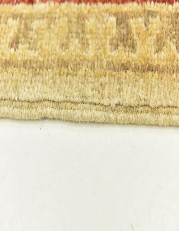 Detail image of  3' 5 x 4' 10  Hand Knotted Peshawar Ziegler Rug