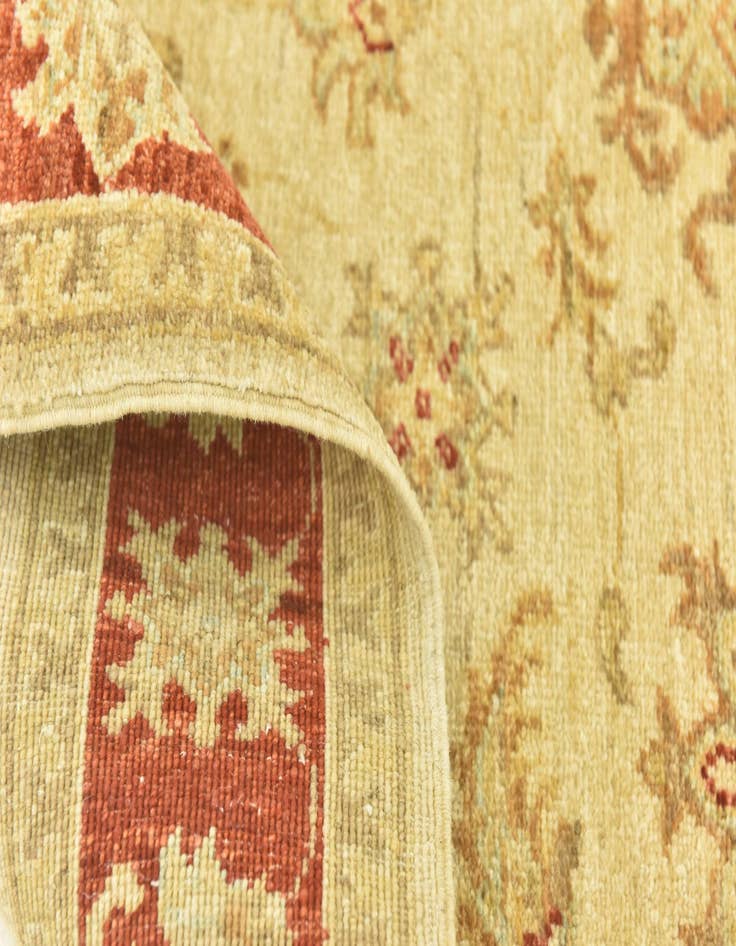 Detail image of  3' 5 x 4' 10  Hand Knotted Peshawar Ziegler Rug