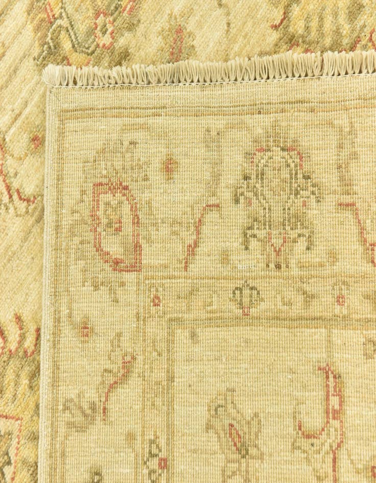 Detail image of  3' 4 x 5'  Hand Knotted Peshawar Ziegler Rug