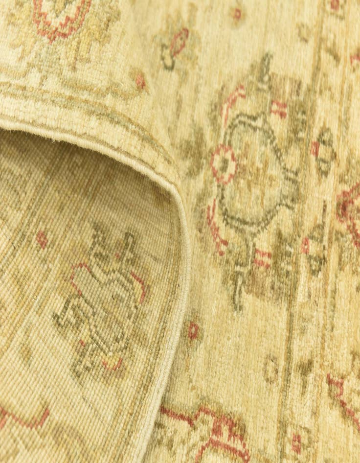 Detail image of  3' 4 x 5'  Hand Knotted Peshawar Ziegler Rug