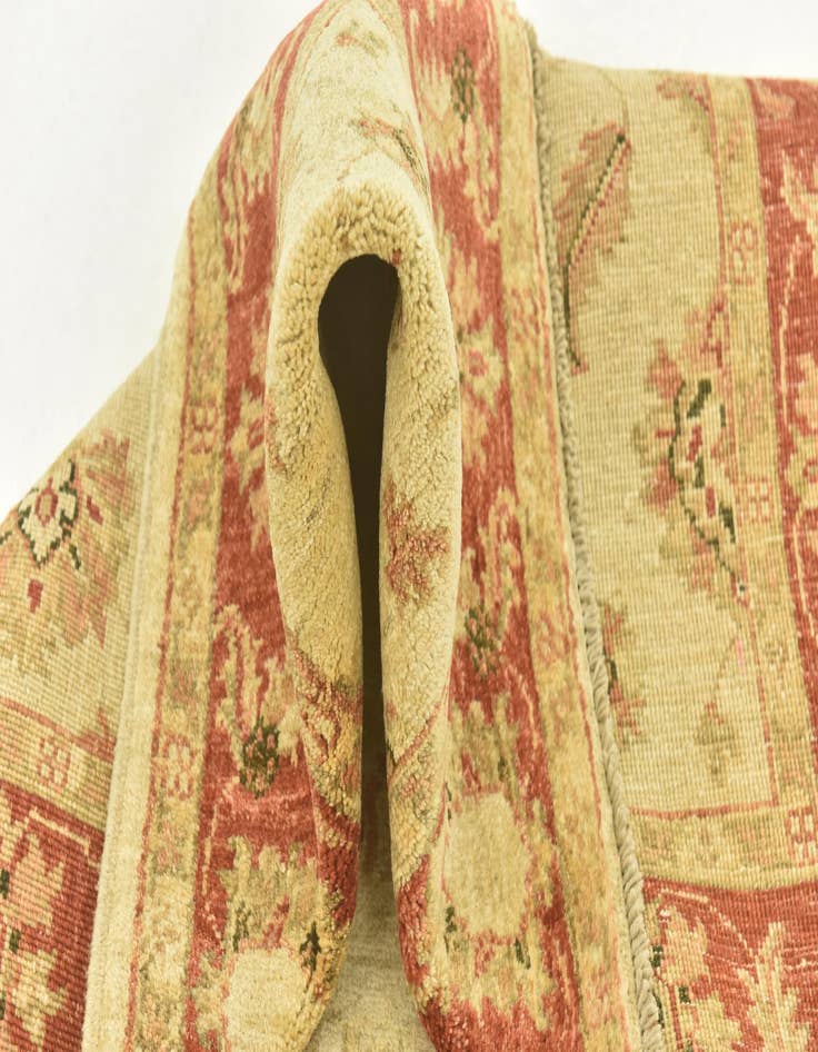 Detail image of  3' 4 x 5'  Hand Knotted Peshawar Ziegler Rug