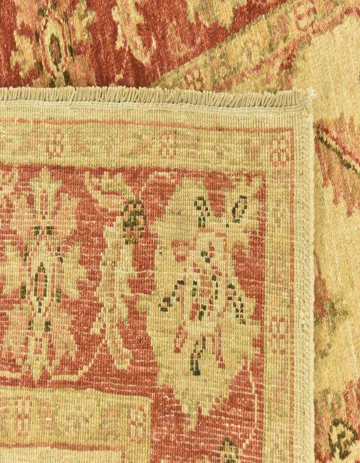 Detail image of  3' 4 x 5'  Hand Knotted Peshawar Ziegler Rug