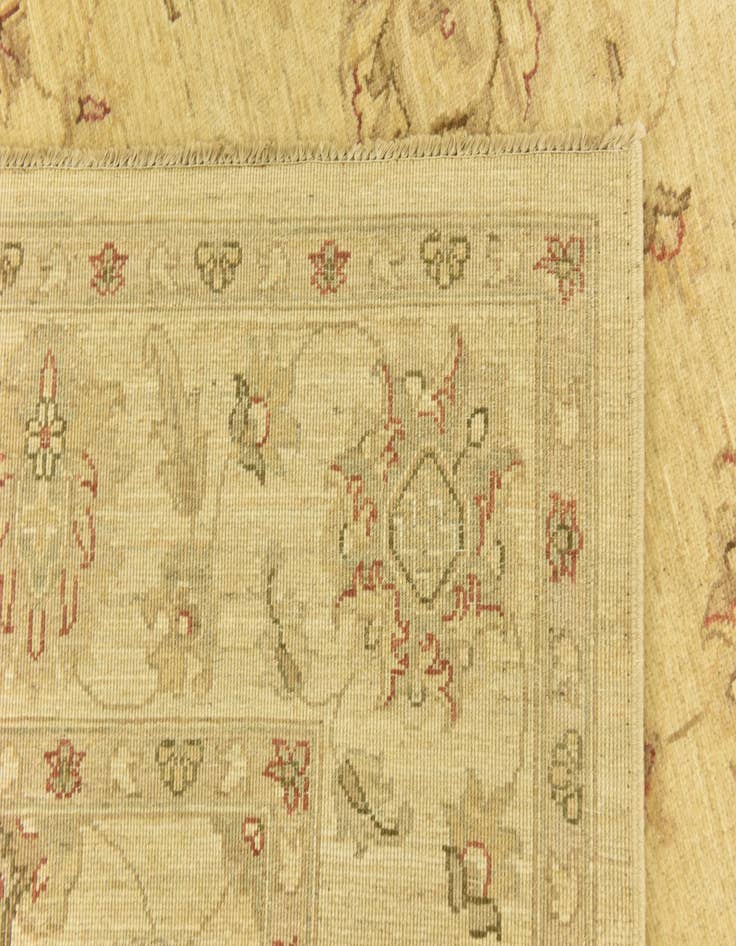 Detail image of  5' 9 x 8'  Hand Knotted Peshawar Ziegler Rug