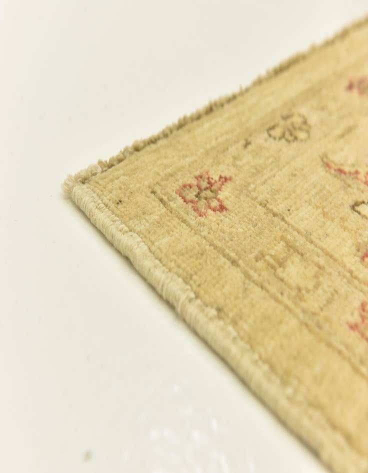 Detail image of  5' 9 x 8'  Hand Knotted Peshawar Ziegler Rug