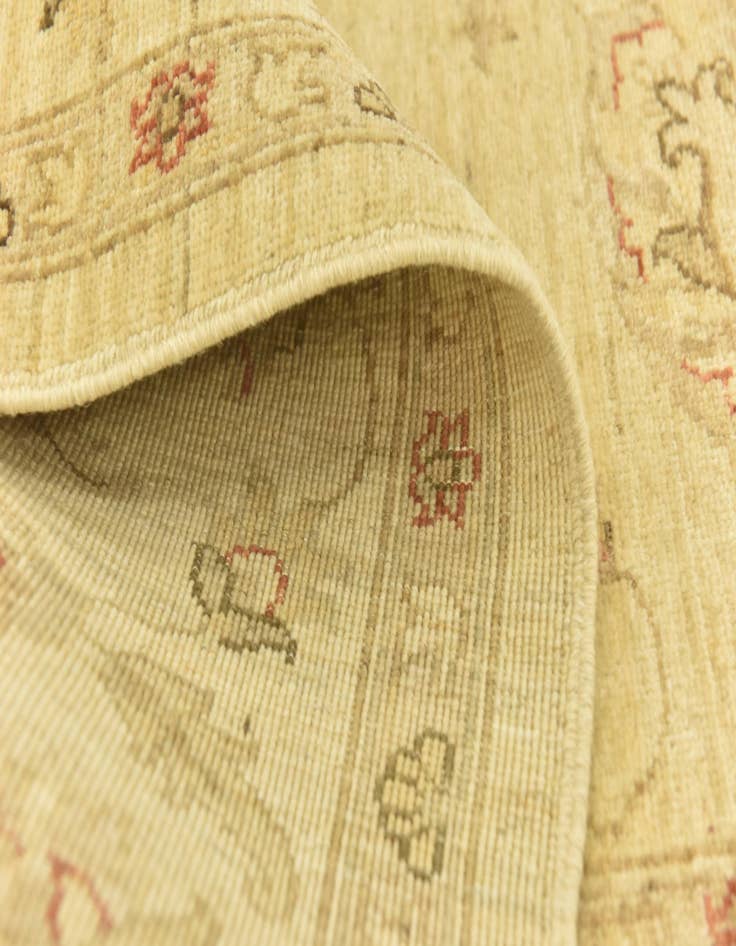 Detail image of  5' 9 x 8'  Hand Knotted Peshawar Ziegler Rug