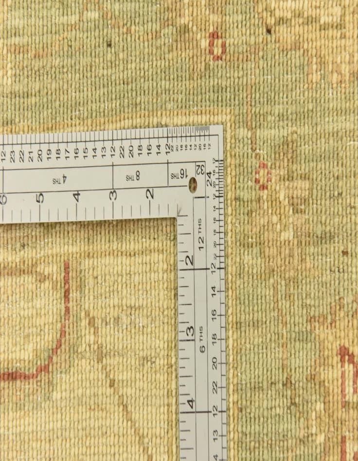 Detail image of  5' 8 x 8' 2  Hand Knotted Peshawar Ziegler Rug