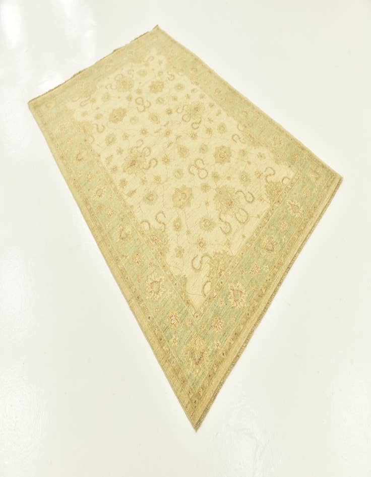 Detail image of  5' 8 x 8' 2  Hand Knotted Peshawar Ziegler Rug