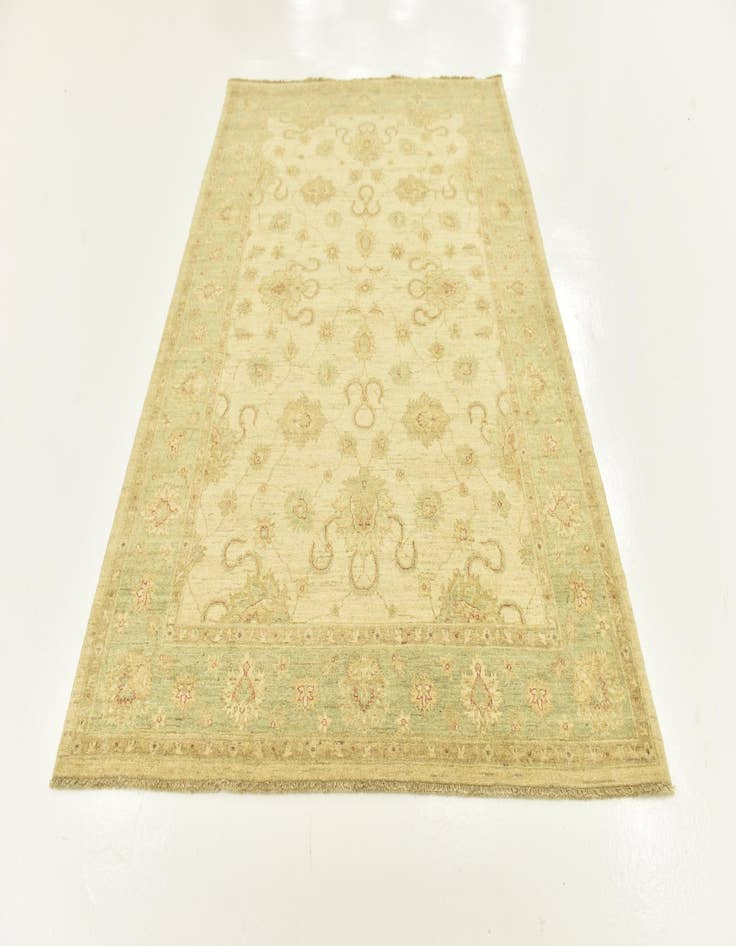 Detail image of  5' 8 x 8' 2  Hand Knotted Peshawar Ziegler Rug