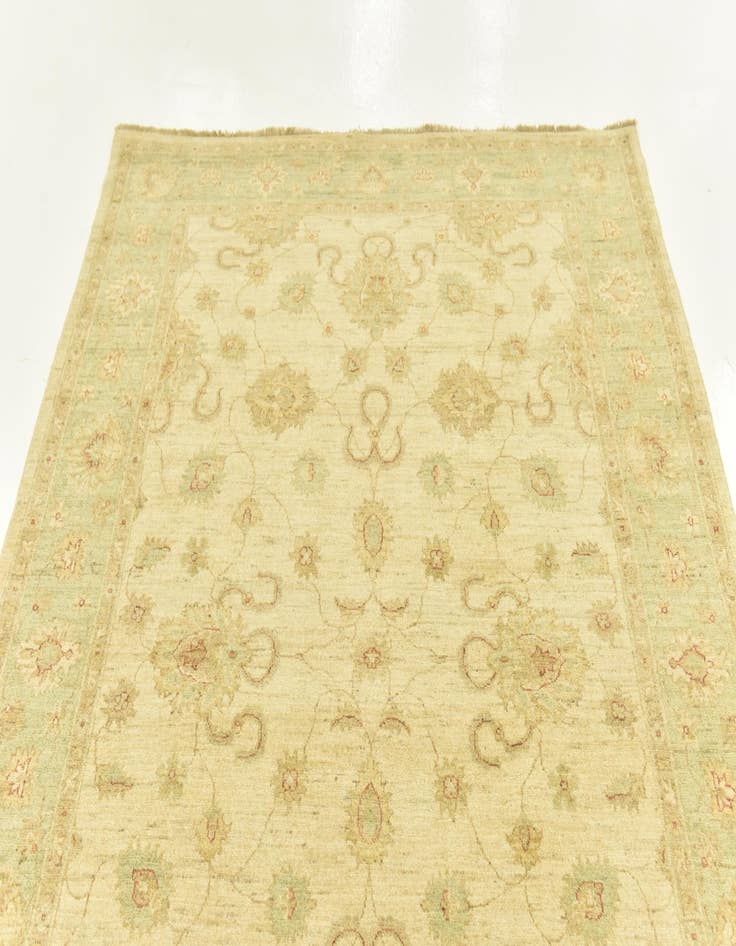 Detail image of  5' 8 x 8' 2  Hand Knotted Peshawar Ziegler Rug