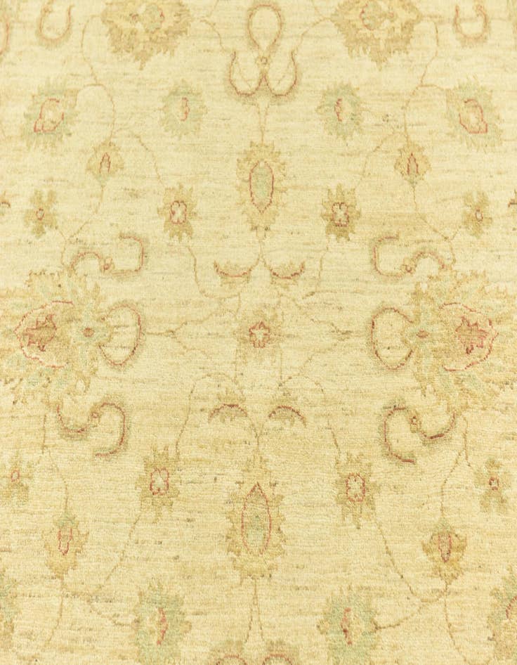 Detail image of  5' 8 x 8' 2  Hand Knotted Peshawar Ziegler Rug