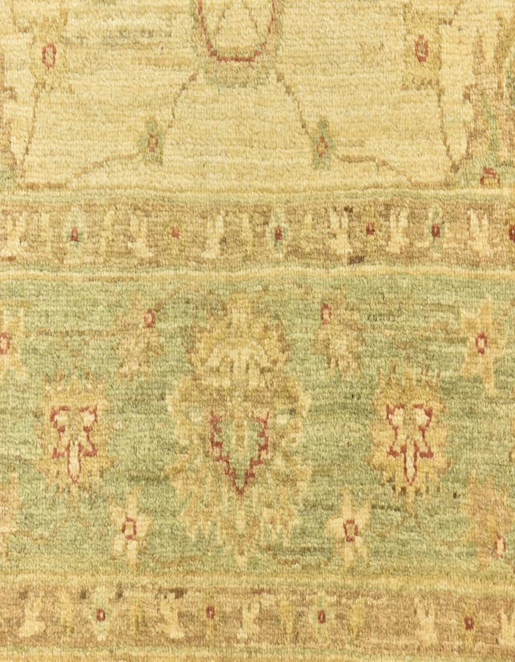 Detail image of  5' 8 x 8' 2  Hand Knotted Peshawar Ziegler Rug