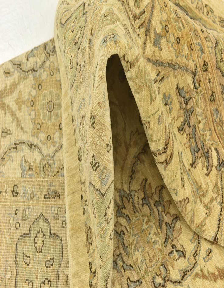 Detail image of  5' 6 x 7' 6  Hand Knotted Peshawar Ziegler Rug