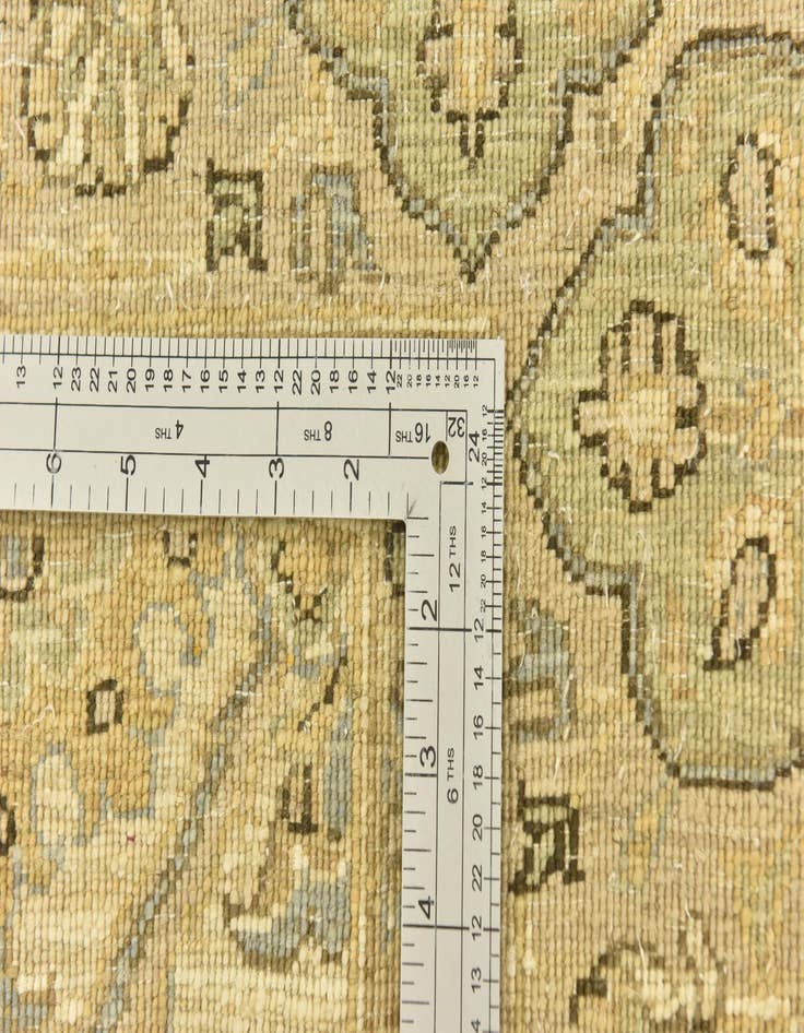 Detail image of  5' 6 x 7' 6  Hand Knotted Peshawar Ziegler Rug
