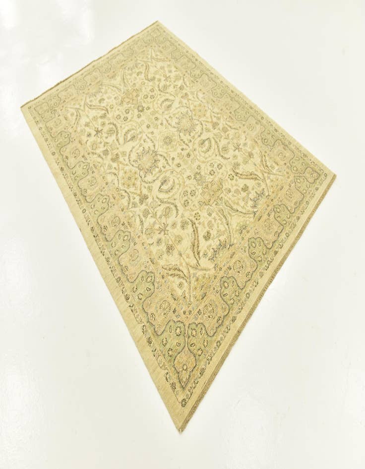 Detail image of  5' 6 x 7' 6  Hand Knotted Peshawar Ziegler Rug