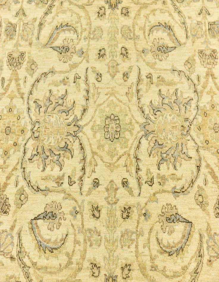 Detail image of  5' 6 x 7' 6  Hand Knotted Peshawar Ziegler Rug