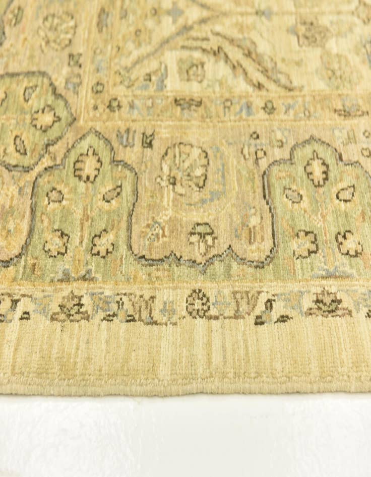 Detail image of  5' 6 x 7' 6  Hand Knotted Peshawar Ziegler Rug